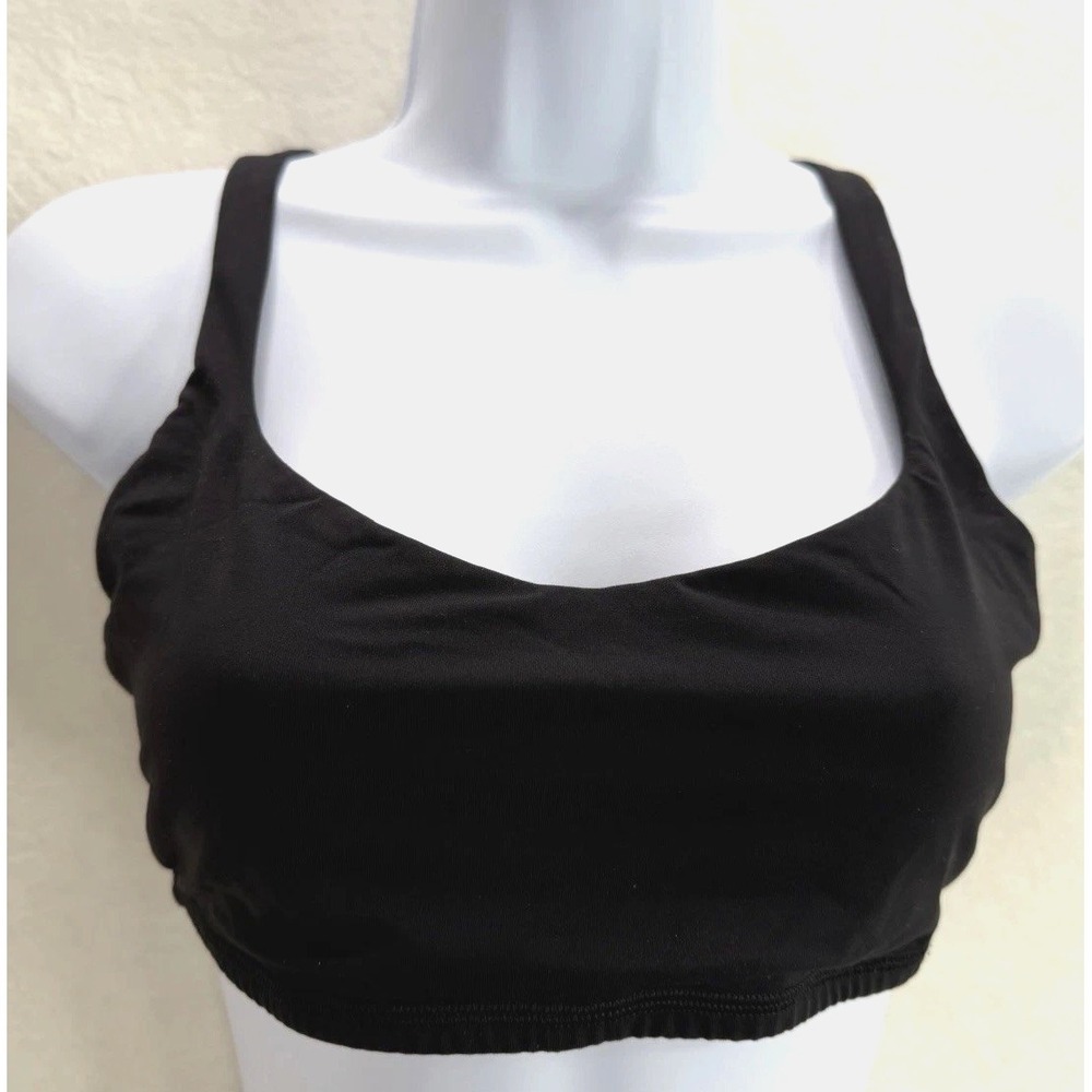 Lululemon Women's Like A Cloud Black Sports Bra Size 8‎ No Cup Pads